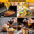 thumbnail image 6 of Qczoyp Honey/Syrup Dispenser -Premium No Drip Design, Elegant Diamond Shape with STAINLESS STEEL TOP,Clear Glass Honey Container（8oz）, 6 of 7