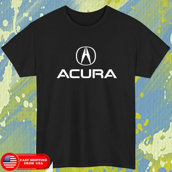 ACURA Logo Black size L tshirt