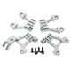 thumbnail image 5 of sweethay Placas de choque RC de 4 piezas, accesorio de vehículos de Metal duradero para reemplazar accesorios de automóviles, repuesto para Plata 2Conjunto, 5 of 6
