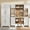 White, variant on 78.2" Tall Farmhouse Kitchen Pantry Cabinet with 8 Door Shelves, 4 Adjustable Shelves, Hidden Drawer, Wine Rack, Versatile Cupboard for Kitchen, Dining, Bathroom, White