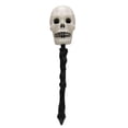 thumbnail image 2 of Inteprter Bastón de calavera de Halloween, suministros para fiestas, bastón para caminar, accesorios de vestir exquisitos e interesantes, accesorio de Kits de decoración para fiestas Blanco Inteprter HA068757-02, 2 of 6