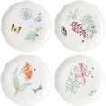 thumbnail image 1 of Lenox Butterfly Meadow 4-Piece Accent Plate Set, 3.79, Multi,White, 1 of 2