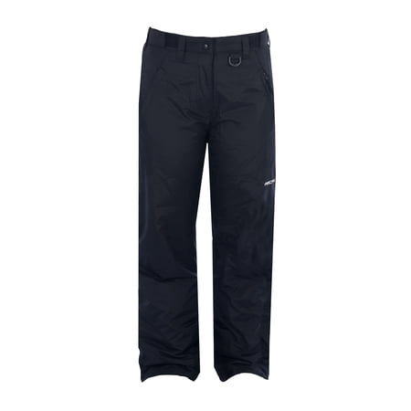 Arctix Women's Insulated Snow Pants, Water Resistant Snow Pants for Skiing & Snowboarding (Black, XL)