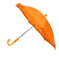 thumbnail image 2 of Orange Umbrella with Ruffle 14.5" (Each), 2 of 3