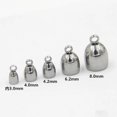 thumbnail image 5 of 20pcs 3/4/5/6/8mm Stainless Steel Clasps Hooks Cords End Caps Cord For Jewelry Making Bracelet Necklace DIY Jewelry Findings, 5 of 5