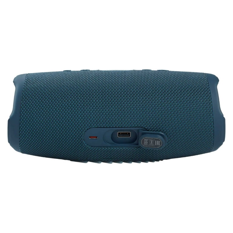 JBL Charge 5 Blue Bluetooth Speaker & divvi Hardshell Case Kit