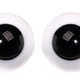 thumbnail image 5 of 2 ojos móviles grandes para muñecas (6 mm) para manualidades y manualidades. EstiloB-Negro, 5 of 5