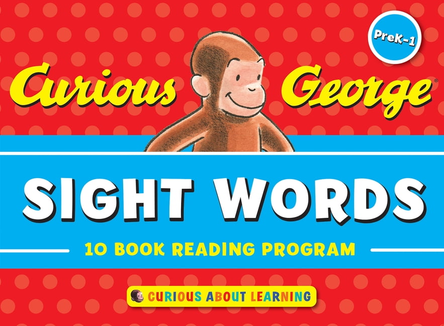 Curious George Sight Words : 10-Book Reading Program - Walmart.com