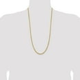 thumbnail image 6 of Auriga Fine Jewelry 14K Yellow Gold 3.75 mm Diamond-cut Rope Chain Necklace for Women 28", 6 of 7