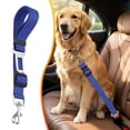 thumbnail image 1 of Pet Safety Harness & Rope in Blue, 66x2 Adjustable Car Seat Belt for Dogs, Travel Safety & Traction, 1 Safety Rope for Xinyat, 1 of 9