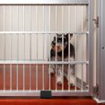Acrylic Panel Point Support BESTYASH Dog Panel Support Feet ABS Black for Pet Barrier Stabilization ...