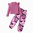 thumbnail image 6 of NOLDARES Toddler Clothes for Girls Baby 2Pcs Fall Winter Outfits Print Sweatshirt Pullover Cute Pants Set(Pink,4-5 Y), 6 of 9