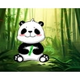 thumbnail image 5 of Panda Party Supplies, Pin the Nose on the Panda Games for Party. Panda Birthday Party Supplies, Large Poster. Panda Party Games, Elastic Blindfolds, Stickers Edge Cut for Panda Birthday Decorations, 5 of 5