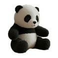 thumbnail image 2 of Fwttom Stuffed Animals, Cute and Large Black White Panda Plushies for Kids, Soothing Hugging Friend for Stress Relief Good Sleep, Playroom Decor and Holiday Birthday Gifts, 2 of 7