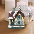 thumbnail image 3 of Casa iluminada navideña LED, casa de pueblo de Navidad, adorno de escritorio, centro de mesa, adorno, colóquelo en su mesa, chimenea, 3 of 5