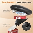 thumbnail image 4 of Behome Electric Can Opener, One Touch Automatic Kitchen Can Opener for Seniors with Arthritis, Hands Free & Smooth Edge, Battery Operated, for Any Size Can, Black, 4 of 9