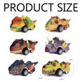 thumbnail image 3 of Juguetes de dinosaurios para niños, 6 coches de dinosaurios que se mueven hacia atrás, juguetes para niños, coches de dinosaurios para niños y niñas de 2 a 7 años, regalos de cumpleaños y, 3 of 5