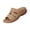 Light Brown, variant on Commforr Womens Sandals With Arch Support, Women's Orthopedic Sandals with Arch Support - Slip-On Wedge Platform Summer Shoes, Non-Slip Beach Shoes & Breathable Design, Light Brown, 6