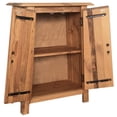 thumbnail image 2 of vidaXL Bathroom Side Cabinet Solid Pinewood 23.2"x12.6"x31.5", 2 of 10