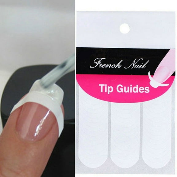 Travelwant 2400 Pcs Nail Sticker, Manicure Nail Art Tips Form Guide Sticker Edge Tape DIY Stencil Tool