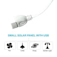 thumbnail image 2 of Amdohai 2W 5V Small Solar Panel with USB DIY Monocrystalline Silicon Solar Cell Waterproof Camping Portable Power Solar Panel for Power Bank Mobile Phone, 2 of 8