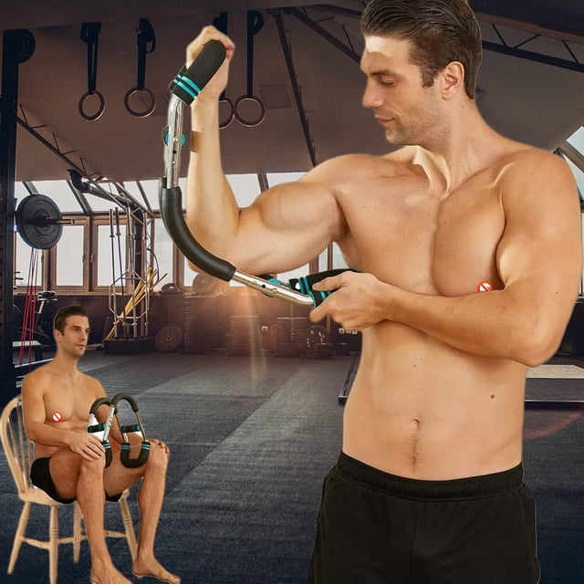 Entrenador de resistencia a la muñeca ajustable en forma de U (50 kg) en forma de muñeca en forma de U (50 kg) azul