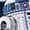 NAVY, variant on Star Wars - Chrome R2D2 - Men's Sleeveless Graphic Tank