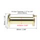 thumbnail image 2 of Visor de puerta de latón de 220 grados con cubierta para puertas de 59 mm a 90 mm, acabado dorado pulido, 2 piezas, 2 of 4