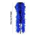 thumbnail image 3 of Fancy Dress Bufanda de plumas coloridas Lifeful para manualidades de disfraces (azul real), 3 of 7