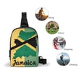 thumbnail image 6 of Sling Backpack Travel Hiking Daypack Jamaica Art Foldable Crossbody Shoulder Bag, 6 of 7