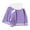 Purple, variant on Girls Kids Varsity Jacket Fleece Lightweight Button Down Boomber Jacket with Pockets Size for 2-3 Years,Light Purple