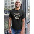 thumbnail image 2 of Raccoon Icon T-Shirt Men -Image by Shutterstock, Male Large, 2 of 4