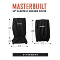 thumbnail image 4 of Small Universal Smoker Cover for 30" Smokers, Black, Model MB20080924, 4 of 4