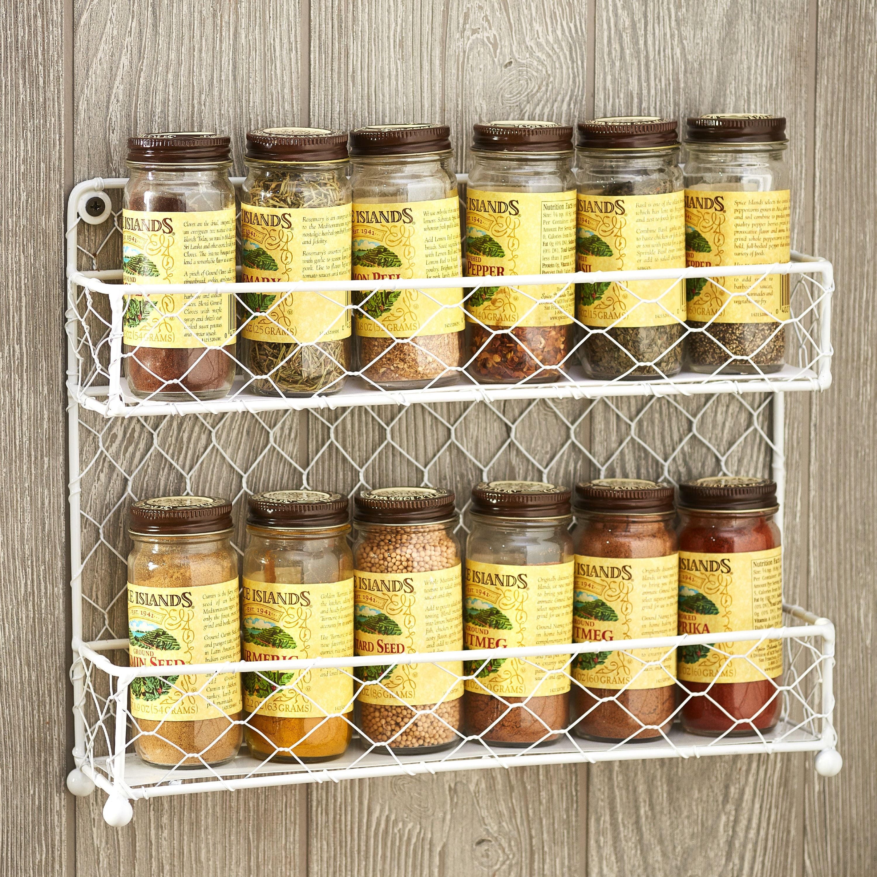 Farmhouse Counter Spice Rack sites.unimi.it