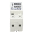 thumbnail image 2 of Dispositivo de protección de voltaje con recuperación automática, protector de sobrevoltaje y subvoltaje, 2 polos, 220 V CA, 40 A, 2 of 12