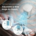 thumbnail image 6 of Costway 3-In-1 Evaporative Air Cooler w/ Humidifier & Fan Portable Rolling Swamp Cooler, 6 of 10