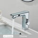thumbnail image 1 of Grifo Smart Sense negro y gris, mezclador de lavabo con pantalla Digital sin contacto, batería, agua mezclada fría y caliente, grifo de baño inductivo, 1 of 5