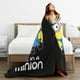 thumbnail image 4 of Manta de microfibra ultra suave de MinionS con estampado de moda en 3D para todas las estaciones, para sofá, cama, manta cálida, perfecta para niños, adultos, regalo de cumpleaños familiar, 80 x 60, 4 of 5