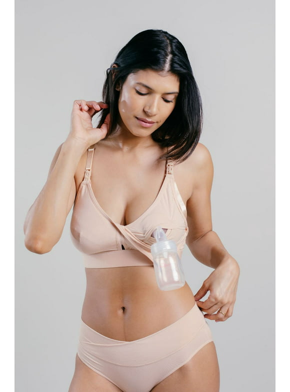 SuperMom? Skin-to-Skin Nursing And Pumping Bralette | Sunkissed Rose