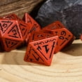 thumbnail image 5 of cusdie 7-Die Resin DND Dice, Shield&Sword Pattern Polyhedral Dice Set for Role Playing Game Dungeons and Dragons D&D Dice Pathfinder, 5 of 5