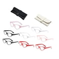 thumbnail image 2 of 8 gafas de diamantes de imitación de los años 50, lentes transparentes , salto de calcetines, carnaval y videojuegos., 2 of 7