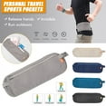 thumbnail image 5 of EASTIN Travel/Running Money Belt Waist Fanny Pack - Hands Free Way to Carry Phone, Passport, Keys, ID, Money & Ultra Light Travel Wallet - Adjustable, Water Resistant, 5 of 5