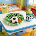 thumbnail image 5 of 10 Pcs Soccer Paper Plates Birthday Party Supplies Disposable 9 Inch Dinner Plate for Sports Birthday Party Soccer Fans Decorations, 5 of 6