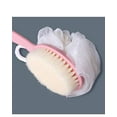 thumbnail image 3 of Loofah Back Scrubber Long Handle Shower Body Brush with Soft Mesh Sponge for Women Skin Exfoliating Bath (Pink), 3 of 5