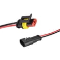 thumbnail image 1 of Unique Bargains Waterproof Connector Electrical Quick Connect 2 Pin Male Female 0.75mm2 with 100mm Long Wire 8 Sets, 1 of 5