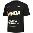 thumbnail image 2 of Unisex Playa Society Black WNBA Wordmark T-Shirt, 2 of 3