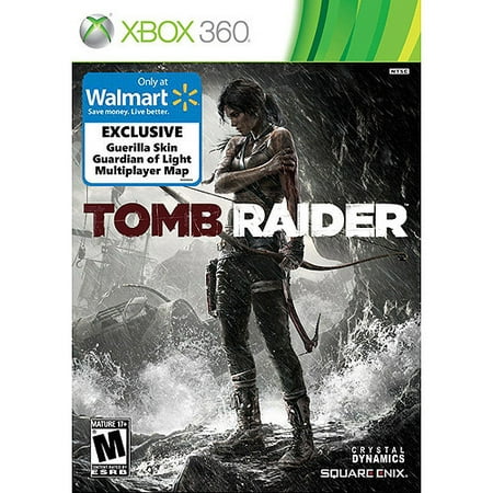 Tomb Raider (Xbox 360) w/ Wal-Mart Bonus Exclusives Guardian of Light Game, Guerilla Skin, and Shanty Town Multiplayer (Best Multiplayer Ipod Games)