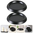 thumbnail image 2 of TUIBELYN 2pcs Iron Candle Plate Decorative Saucer Style Candle Holder Tray Candle Holder, 2 of 9