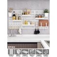 thumbnail image 1 of Punch-free Hole Board  Rack Kitchen Hole Board Accessories  Finishing Display Rack Multifunctional Hole Board, 1 of 7