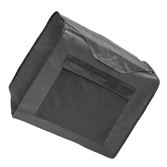 Raindrops Black Oxford Fabric Generator Cover for Outdoor Use with Windproof Custom Fit